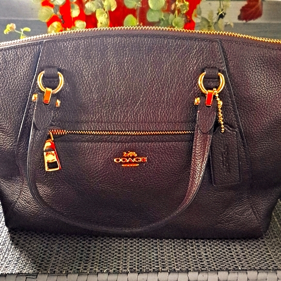 COACH Prairie Oxblood/Burgundy/Maroon Satchel/ Crossbody Like New Excellent Cond - Picture 4 of 14